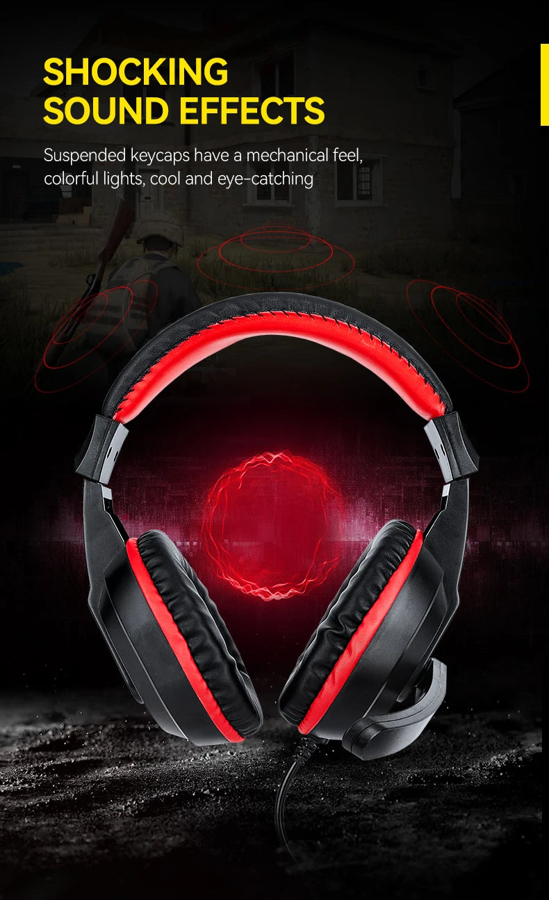 2025 Mouse Keyboard Headset Mouse Pad Combo 4 In 1 SET Computer Gaming Headphone USB Wired Mouse And Keyboard Set With Mouse Mat