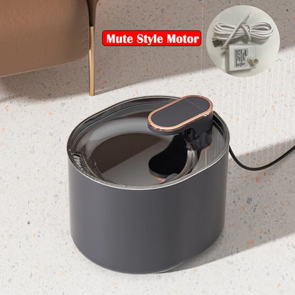 Large Capacity 3L Cat Water Fountain Automatic Recirculate Filtring Pet Fountain USB Electric Mute Cat Drinker Bowl Dispenser