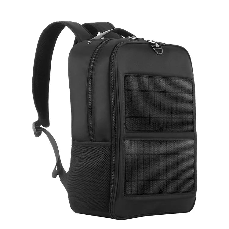 High Quality Foldable Solar Charging Backpack for Laptop 14W 5V USB Power Bank Portable Outdoor Travel Hiking Camping