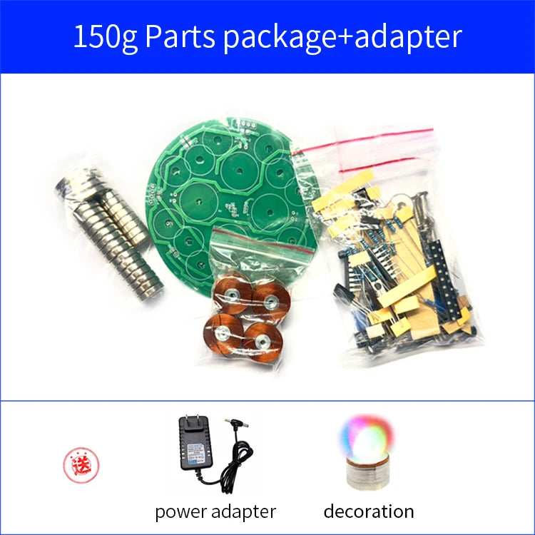 CIRMECH Intelligent Magnetic Levitation Push Type Magnetic Levitation DIY Kit DC12V 2A New Style Suspension Magnetic