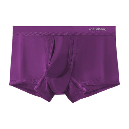 Spermatozoa-Separating Underwear for Men, Scrotal Support, Ice Silk Pouch, Varicose Veins Boxer Briefs for Men