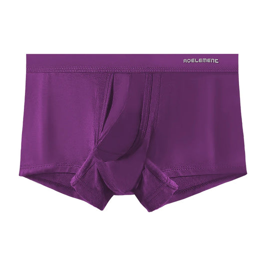 Spermatozoa-Separating Underwear for Men, Scrotal Support, Ice Silk Pouch, Varicose Veins Boxer Briefs for Men