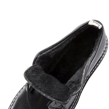 Retro Women Shoes Genuine Leather 2026 New Spring British Style Student Shoes Wild Thick Large Size 41 42 43 Ladies Oxford Shoes