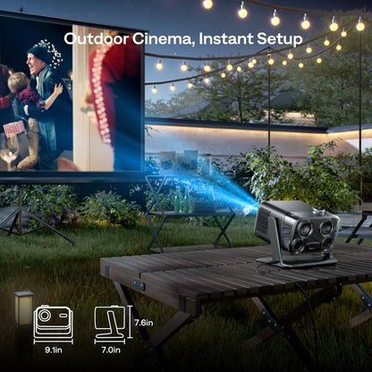 Google TV Movie Projector Netflix 4K Dolby Bluetooth 5G WiFi