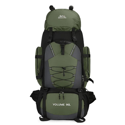 90L Hiking Backpack Men Women Large Capacity Outdoor Camping Rucksack Waterproof Travel Bag Mountaineering Trekking Bag