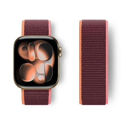 Nylon Loop for Apple Watch Band S11 46mm 40mm 44mm 45mm 42mm 41mm 49mm Smart Belt Bracelet for IWatch 11/10/9/8/7/6/SE/5/4 Strap