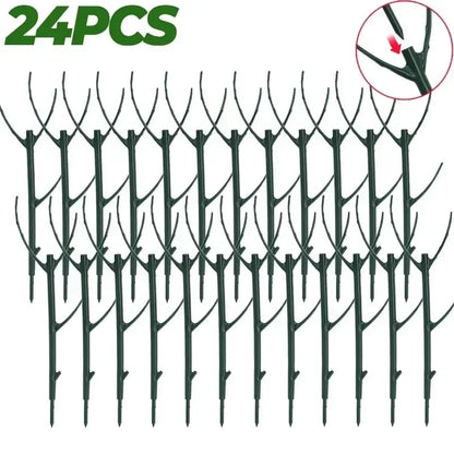 30/3Pcs Plant Support Pile Climbing Vine Stake Bonsai Fixing Rod Garden Plants Stake Holder Flower Support Rack For Potted Plant