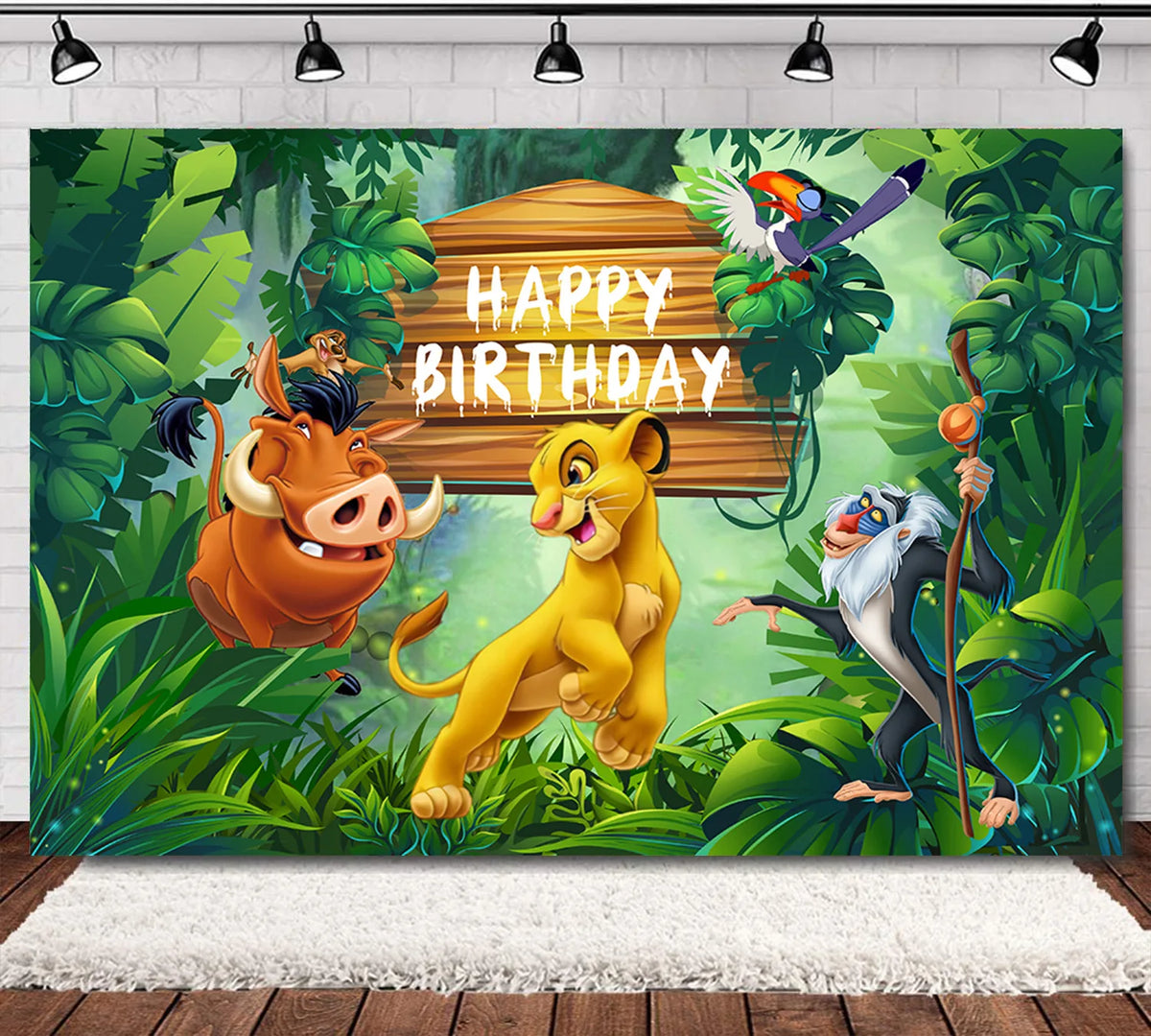 Lions Thme Boy Birthday Party Decorative Supplies Paper Cup Plates Napkin Caketopper Balloon For  Baby Shower Parties Decoration