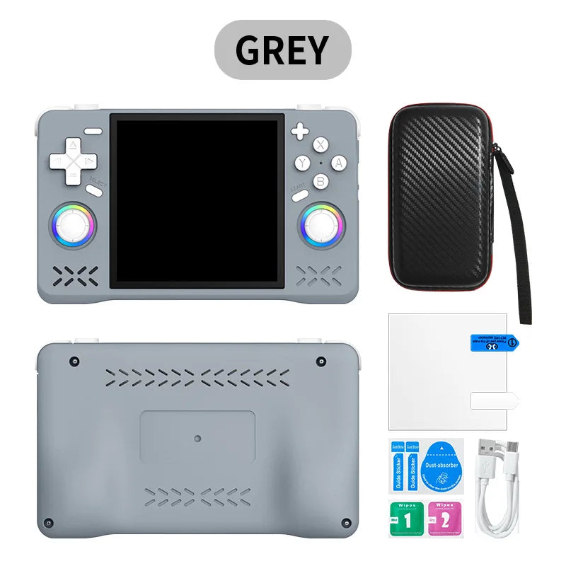 Upgraded XF40H Handheld Game Console Retro Gaming Console Preloaded Classic Games 4.0 Inch 4K HD IPS Screen Open Source Linux