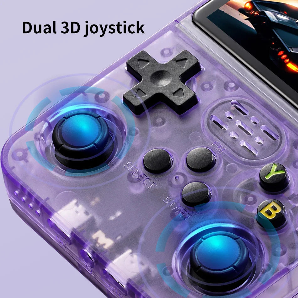 Mini R36S Retro Handheld Game Console | Linux ArkOS System, IPS Screen & 20,000 Games | Compatible with PS1, PSP, GBA, SNES, N64 & More