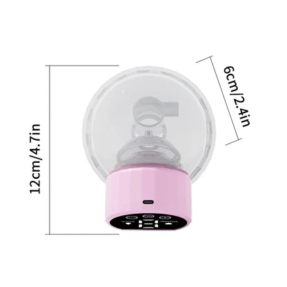 Portable Hands-Free Electric Breast Pump with Prolonged Battery Life and Illuminated Screen