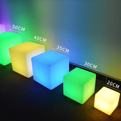 Luminous Cube Lamp Lawn Solar LED Outdoor Lighting Non Solar Lamp Outdoor Garden Decoration Outdoor Courtyard Light