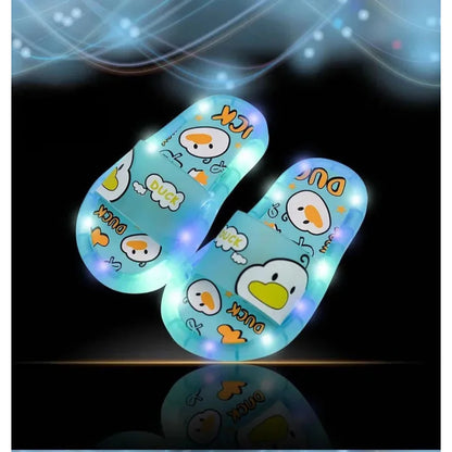 Flip Flops Toddler Light Up Slippers Children LED Kids Slippers Baby Bathroom Sandals Kids Shoes For Girl Boys
