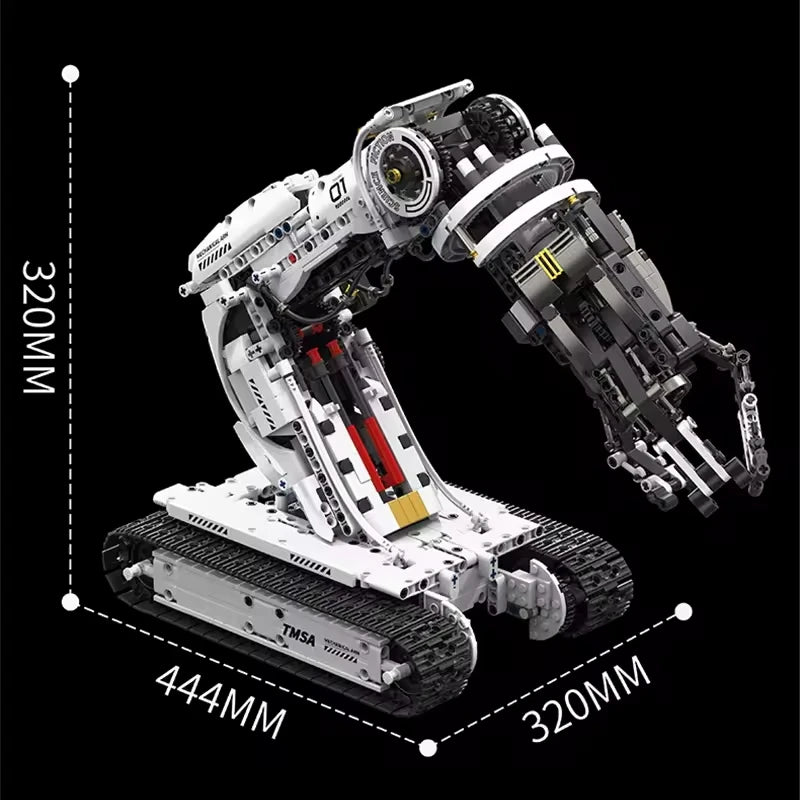 Technical 1512Pcs Science Fiction Programming Robotic Arm Building Blocks High Tech Engineering Car Bricks Toys Kids Adult Gift