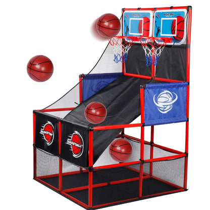 Arcade Basketball Game Set with Balls and Hoop,For Boys&Girls,Indoor Outdoor Toy,Ideal for Competition,Halloween/Christmas