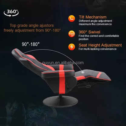 New Arrival Vibration Massage BT Speaker RGB Silla Gamer Led Gaming Chair with Lights and Speakers