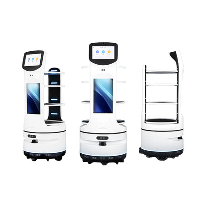 Smart Commercial Delivery Robot Waiter for Restaurants Repartidor De Comida Servant Roboter Humanode Food Service Robot