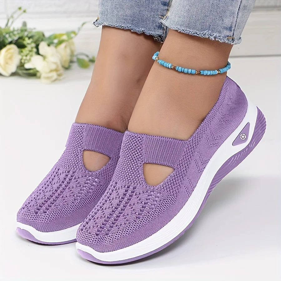 Women's Slip-On Sneakers | Flat Low-Profile Design | Casual Everyday Wear