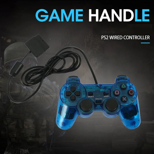Wired Analog Controller Gamepad Joystick Joypad for PS2/PS1/PS One/PSX Console Dual Shock Vibration Joypad Wired Controller