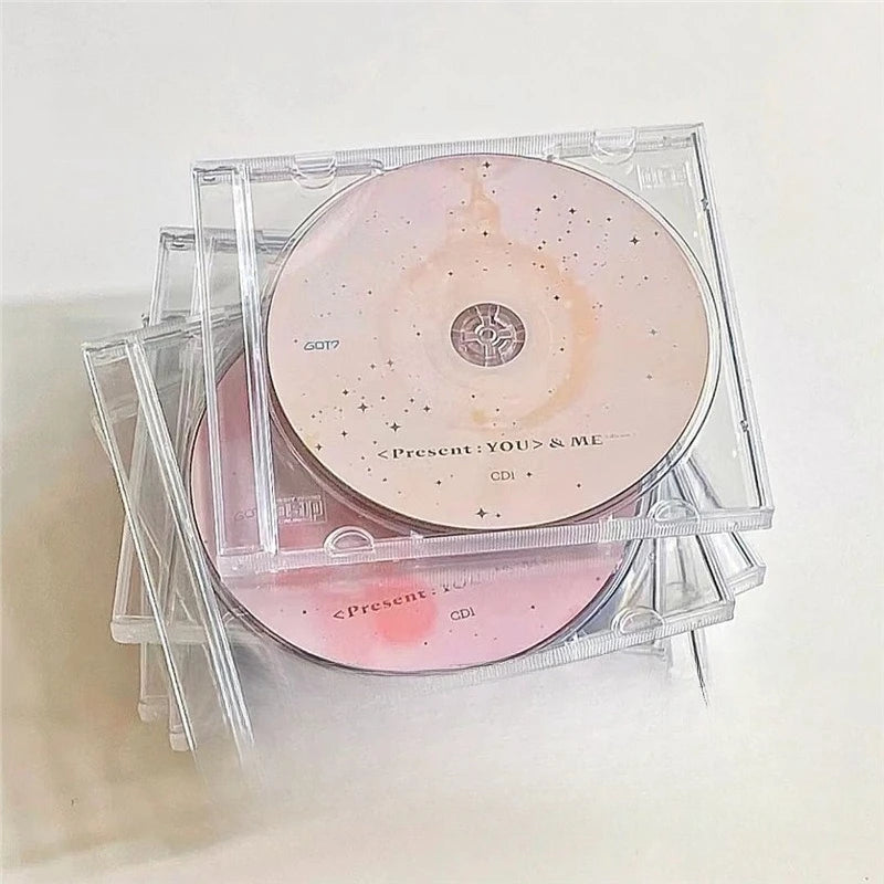 Transparent Simple Cd Storage Box For Compact Disc Collection Household Disc Sorting And Daily Storage Organizer Container