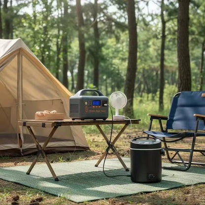 400W Portable Power Station Solar Generator 192Wh LiFePo4 Battery220V Energy Power Plant for Camping RV with Solar Panel Charger