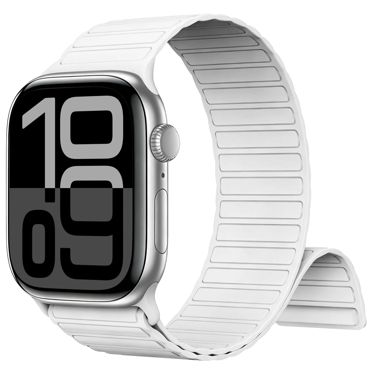 Silicone Strap For Apple Watch 46mm 42mm 49mm Magnetic Band For iWatch Ultra 3 2 Series 12 11 10 9 8 7 6 5 SE Bracelet Correa