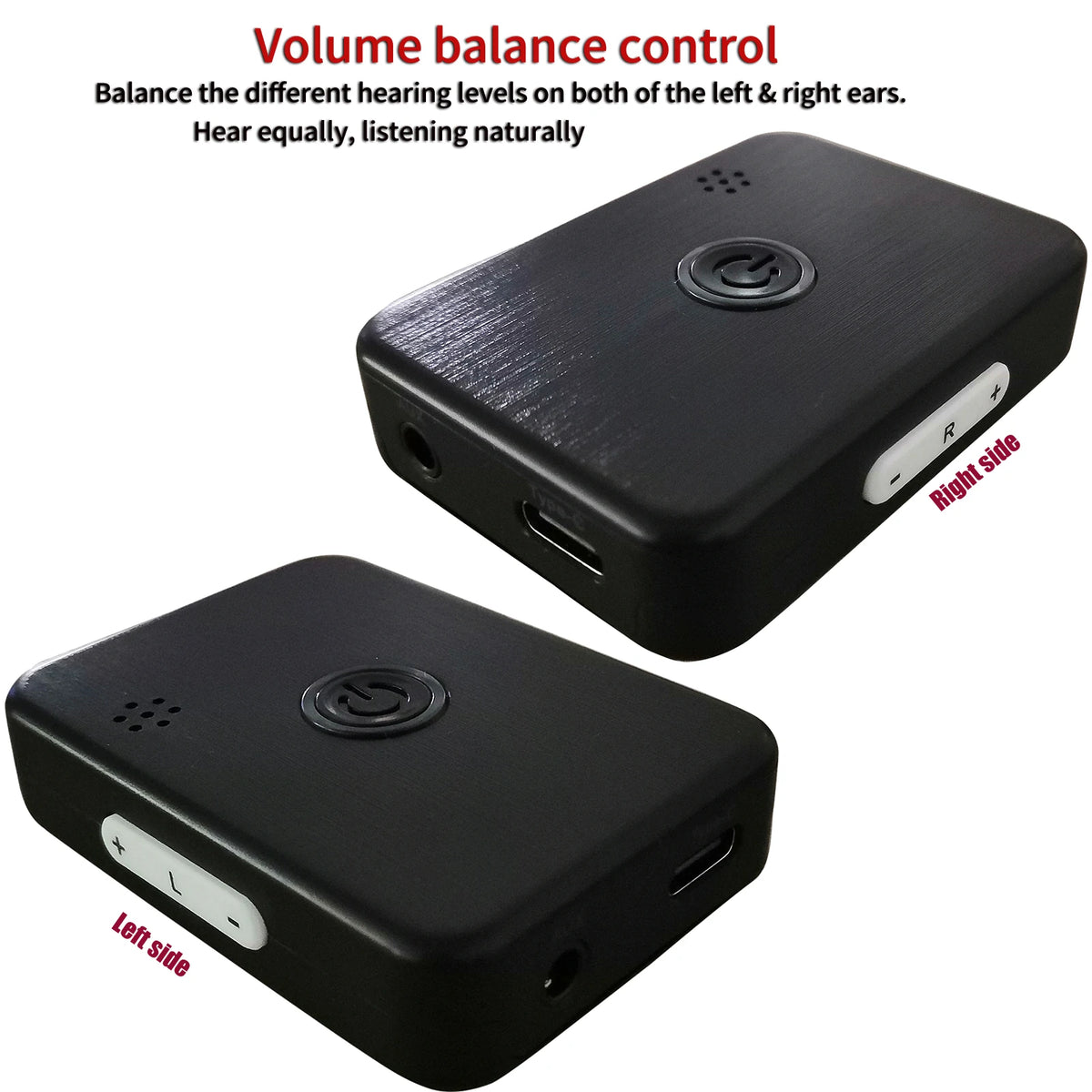 Bone Conduction Hearing Aid Headphones Wireless TV Listening Headsets with Hearing Amplifier to Watch TV and Conversation