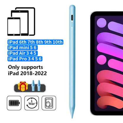 Stylus Pen for Apple Pencil with LED Power Indicators Palm Rejection Touch Pen for 2026 2025 2022 2021 2020 2019 2018 iPad Penci