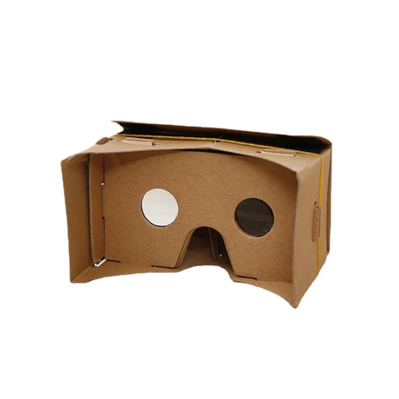 1Set Cardboard 3D Virtual Reality Glasses For Android or Phone NEW Model DIY Transform Your Device Into a Big Screen.