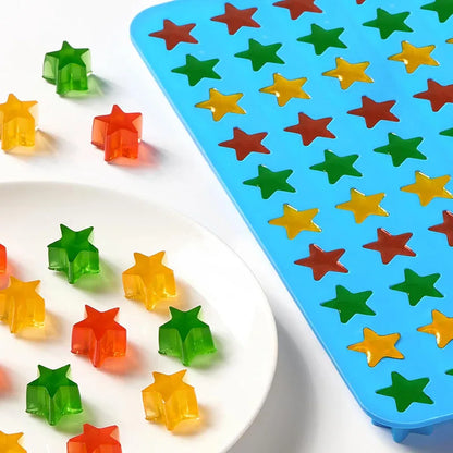 Star Candy Silicone Molds For Gummy Chocolate Keto Snack Ice Cube Tray Caramels Cake Cupcake Topper Dog Pet Treats Wax Melts