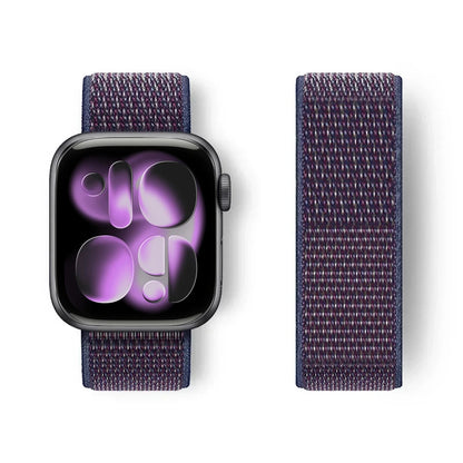 Nylon Loop for Apple Watch Band S11 46mm 40mm 44mm 45mm 42mm 41mm 49mm Smart Belt Bracelet for IWatch 11/10/9/8/7/6/SE/5/4 Strap