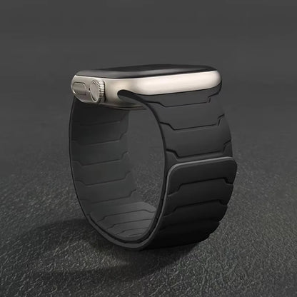 Silicone Magnetic Strap for Apple watch Bands 44mm 40mm 41mm 42mm 46mm 45mm 49mm correa iWatch Series 11 10 SE3 9 8 7 6 Ultra3 2