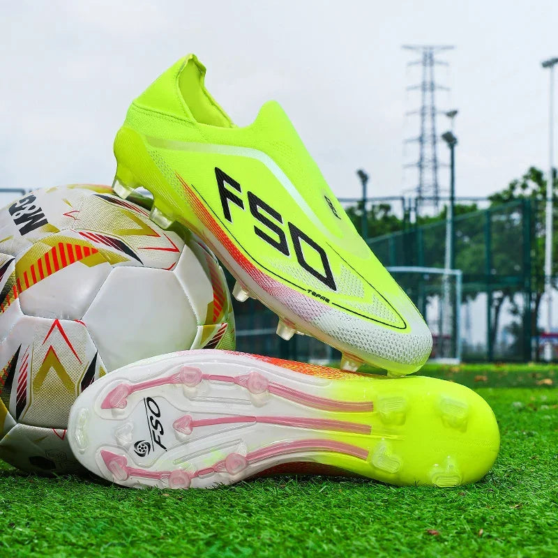 New Men Football Boots High-quality Soccer Shoes Sneakers Match Indoor Non-Slip Grass Cleats High-top Futsal Hot-selling Outdoor