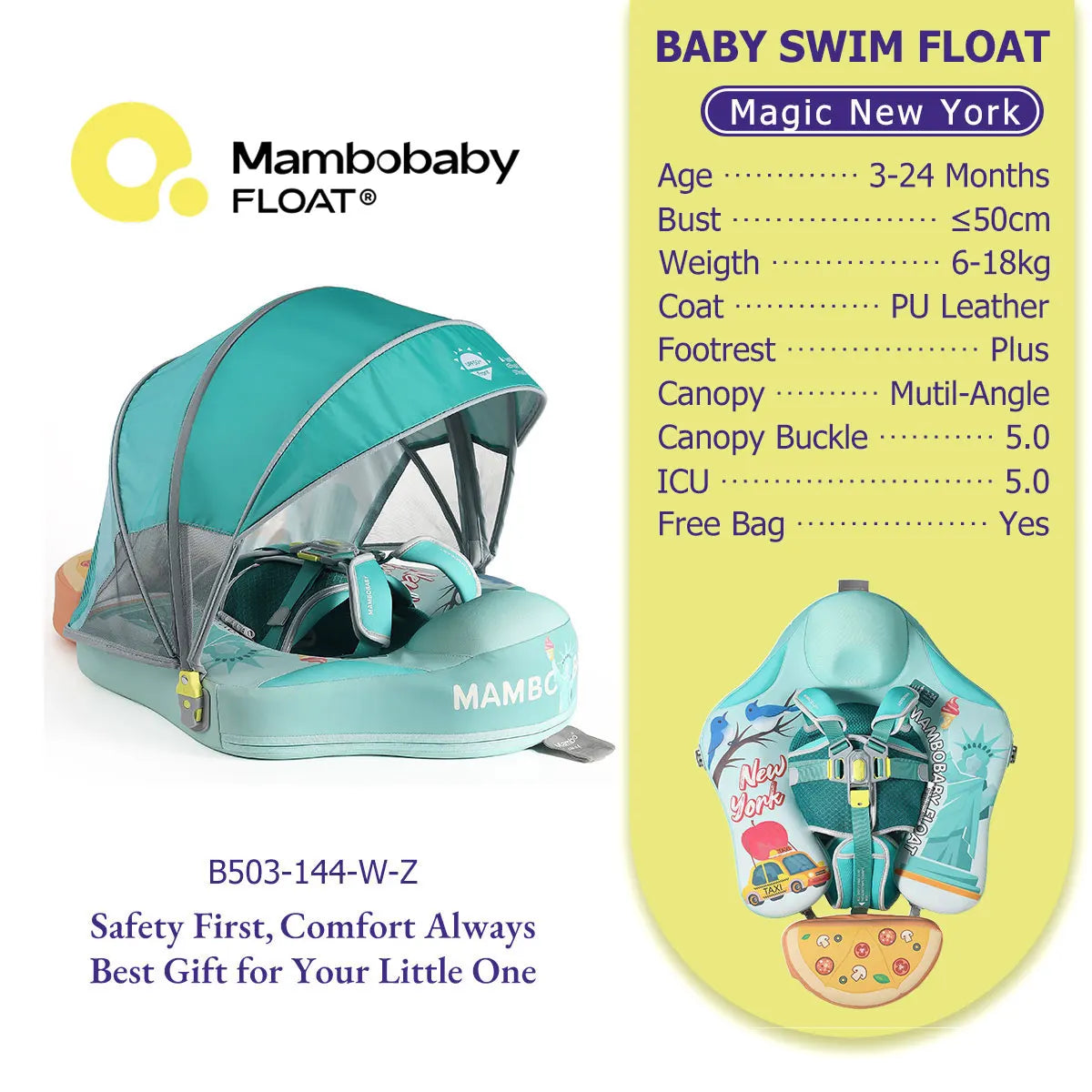 Mambobaby Baby Pool Float Vip 5 Dropshipping Blackproof Pool Mat For Infant Non-Inflatable Natation Buoy With Parasol Beach Toys