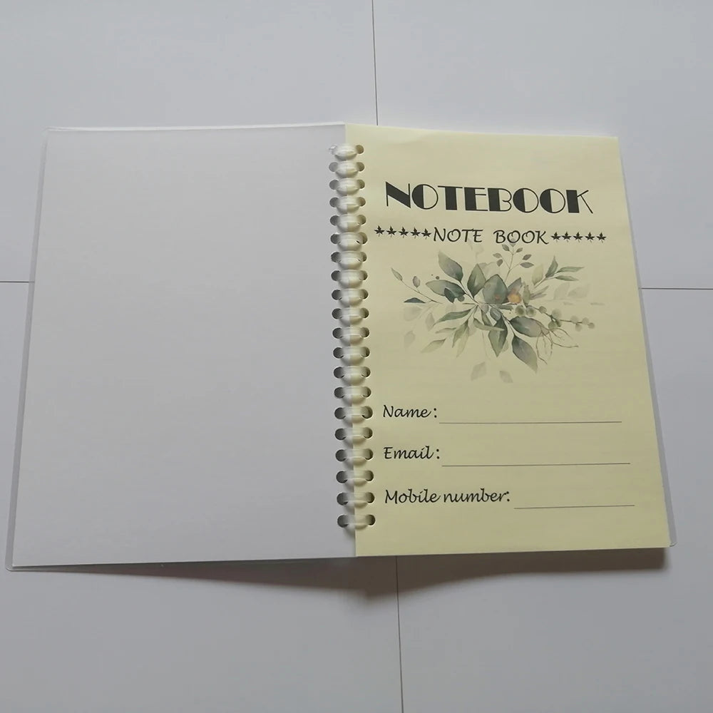 A5 Spiral Notebook - Teach Love Inspire - Rainbow Note Book Writing Pad Journal Teacher Life Day Gift Appreciation Floral Design