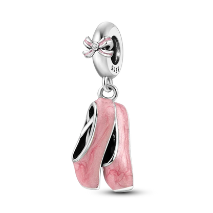 2026 Hot Sale Charms Bead 925 Sterling Silver Pink Butterfly Luminous Firefly Dangle Fit Bangle Bracelet Necklace DIY Jewelry