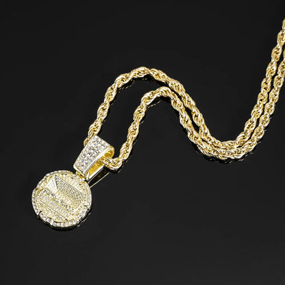 Last Supper Pendant Necklace | Iced Out 4mm Tennis Chain | Men's Hip Hop Jewelry