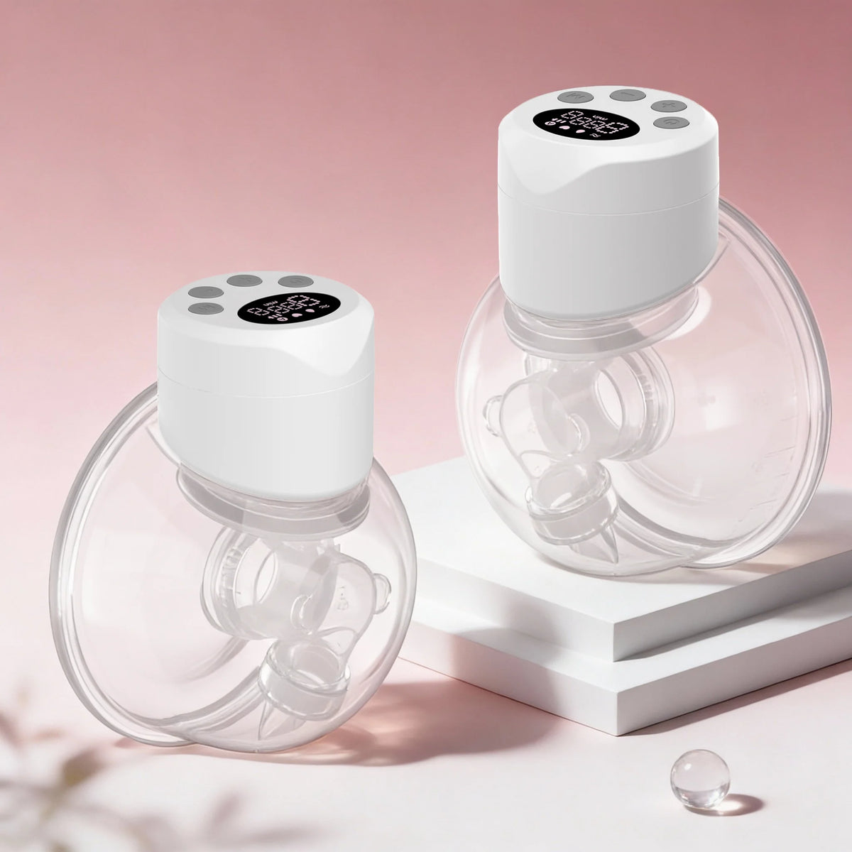 Electric Wearable Breast Pump - 4 Modes 9 Levels, Ultra-Quiet BPA-Free Hands-Free Portable 24mm Flange for  Breastfeeding
