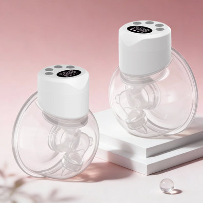 Electric Wearable Breast Pump - 4 Modes 9 Levels, Ultra-Quiet BPA-Free Hands-Free Portable 24mm Flange for  Breastfeeding