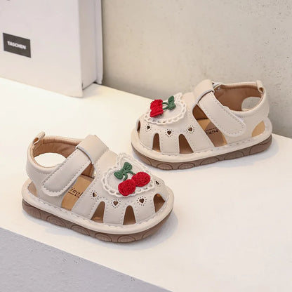 Squeaky Baby Shoes Summer Kids Shoes Baby Boy Shoes Squeakers Anti Slip 0-2 Years Squeaky Sneakers Girl Sandals Toddler Shoes
