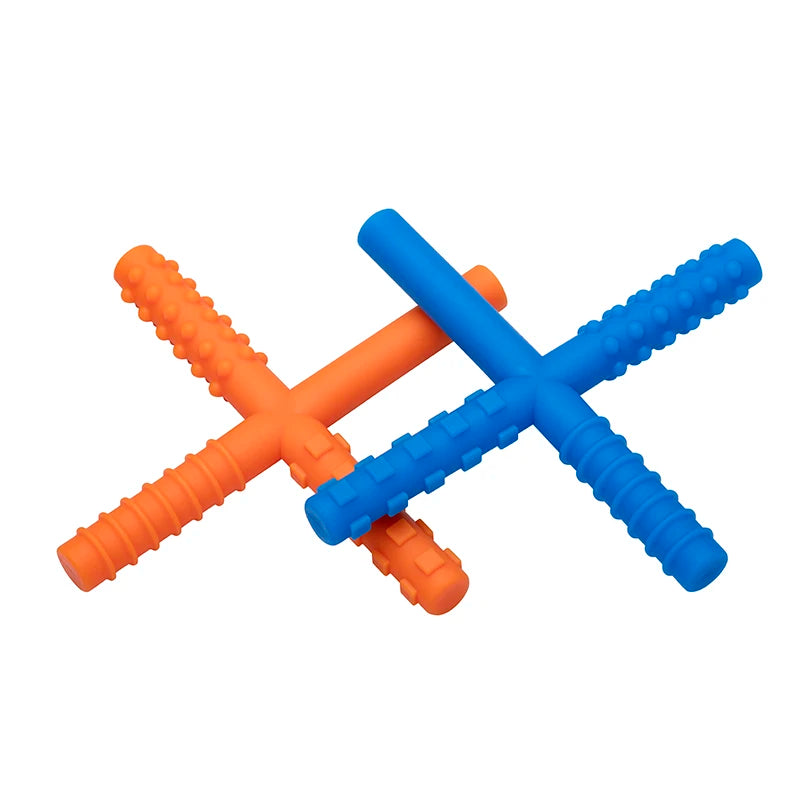 X Shape Teether Kids Speech Therapy Teeth Massager Adults Child Chewing Tool Muscle Rehabilitation Training