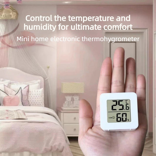 Digital Hygrometer Thermometer Indoor Thermometer Temperature Gauge Mini LCD Weather Station Sensor For Home Room Humidity Meter