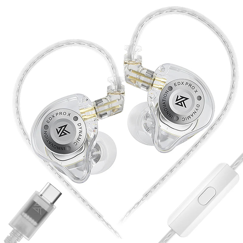 KZ EDX PRO X Dynamic Drive Earphone HIFI Bass Earbud DJ Sport Music Cancelling Headsets