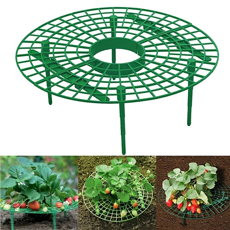 5/10pcs Green Strawberry Planting Rack with 3 Sturdy Stands Versatile Plant for Berries and Small Plants Plant Stand
