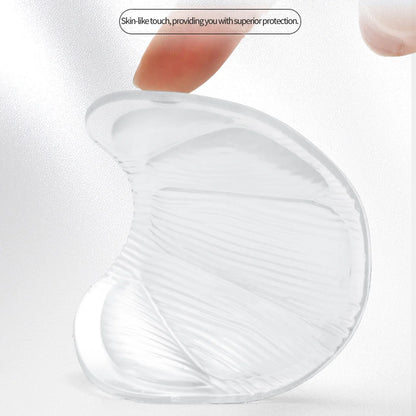 Clear Silicone Foot Cushion Pads Anti-Slip Heel Forefoot Inserts Breathable Comfort Shoe Pads for Men Women High Heels Sneakers