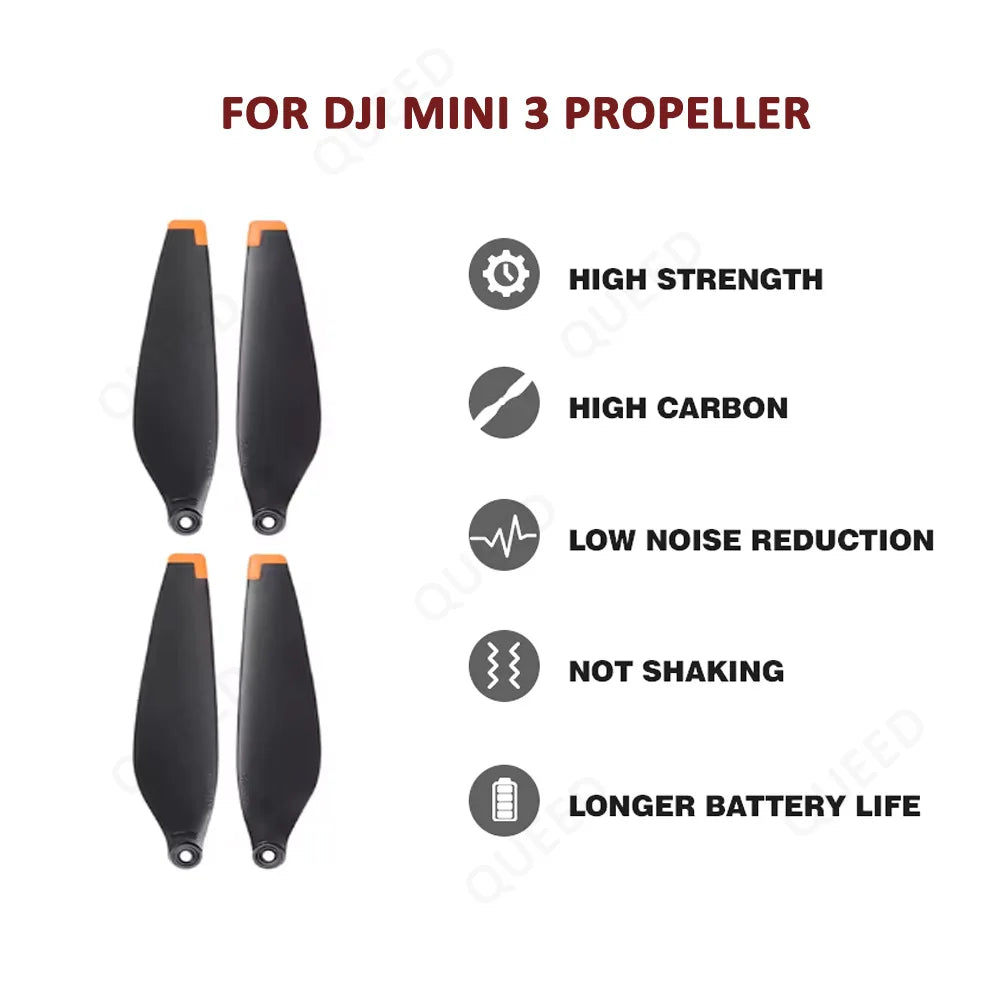 New 4/8PCS Mini 3 drone with low-noise and screw propeller, suitable for DJI Mini 3 accessories