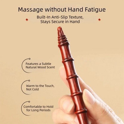Wood Massage Stick Tool Sandalwood Massager Acupoint Reflexology Tools For Full Body Relaxing Deep Tissue Foot Massage