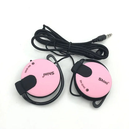For Phone Wired Earpiece 3.5mm Sport Headset Earphone Headphone Ear Hook