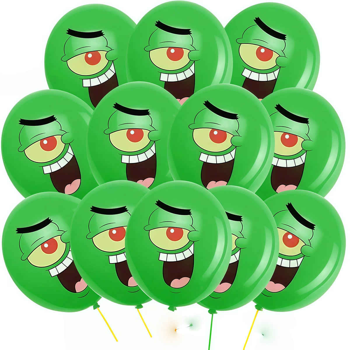 SpongeBob SquarePants Birthday Balloons Decoration Set 12/24/36/48Pcs Latex Balloons Party Supplies Favor Decorations