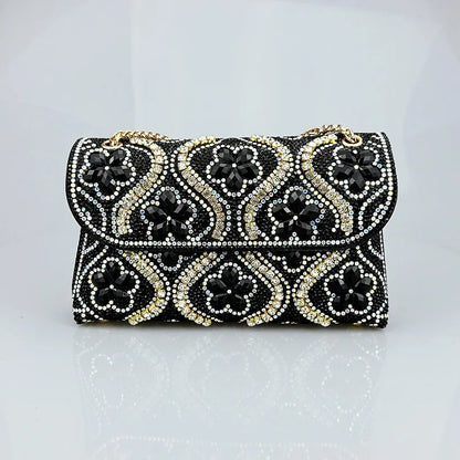 New fashion Rhinestone Handmade Shoulder Bag High Quality Shoulder Crossbody Evening Bag